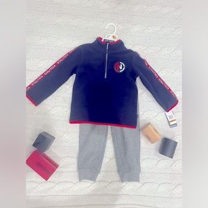Nautical toddler 2 piece jump suit